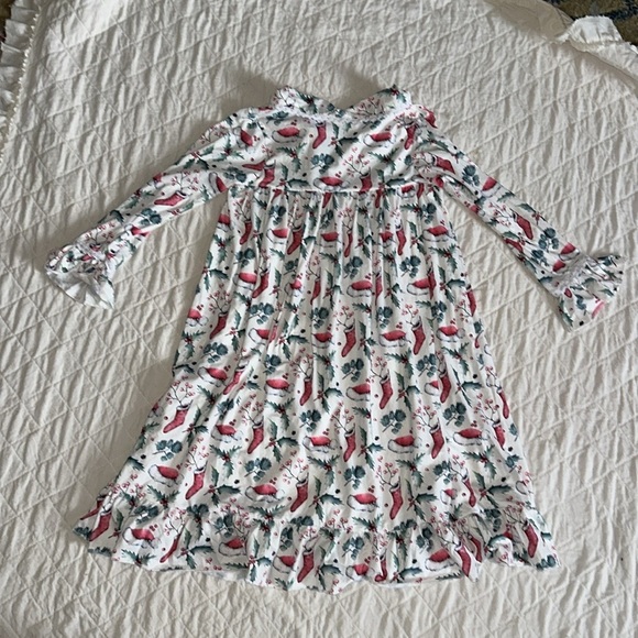 KRYSSI KOUTURE Christmas Long Sleeve Nightgown Girls Size 7-8T - Picture 7 of 7